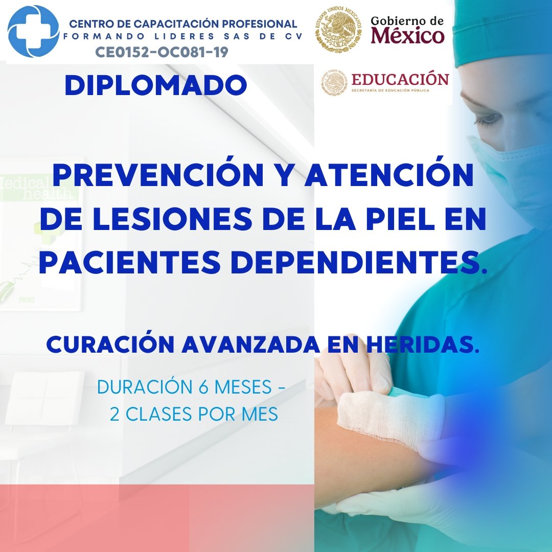 DIPLOMADO – Auxiliar en la prevención y atención de las lesiones de la piel de la persona con dependencia al cuidado