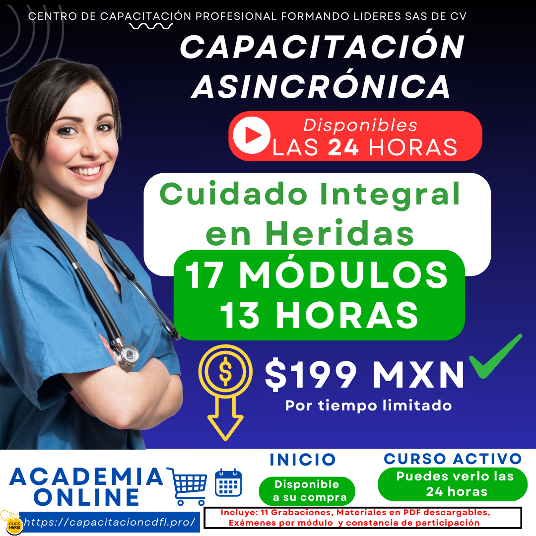 “Capacitación Asincrónica en Cuidado Integral en Heridas” version 1