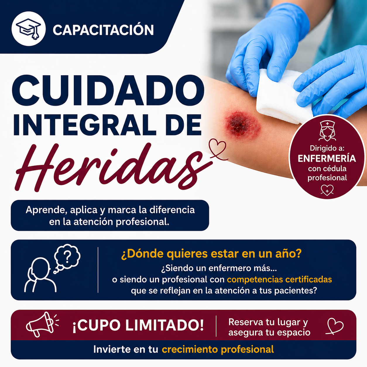 6 – Auxiliar en la prevención y atención de las lesiones de la piel de la persona con dependencia al cuidado