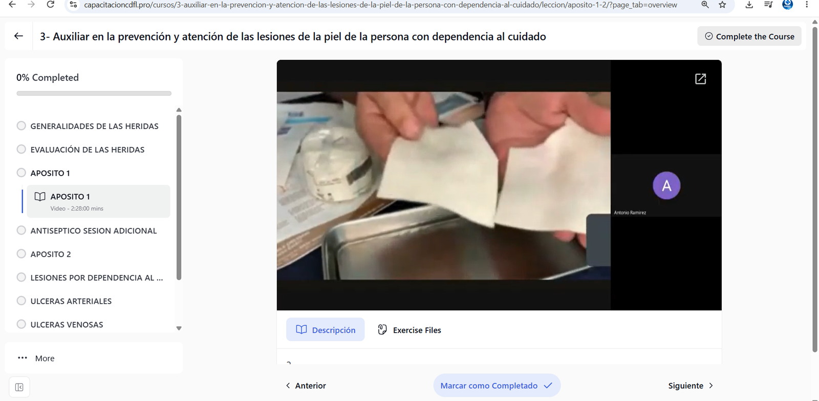 Capacitación en Cuidado Integral de Heridas
