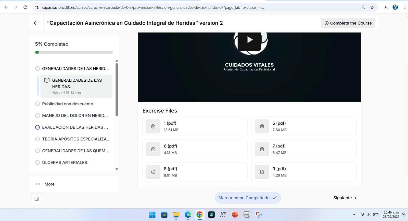 Capacitación en Cuidado Integral de Heridas